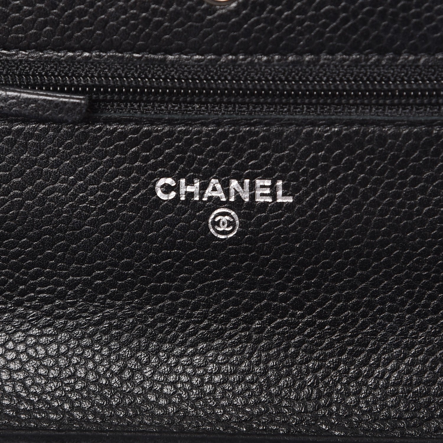 Chanel Caviar Quilted Wallet On Chain WOC Black 6 of 9