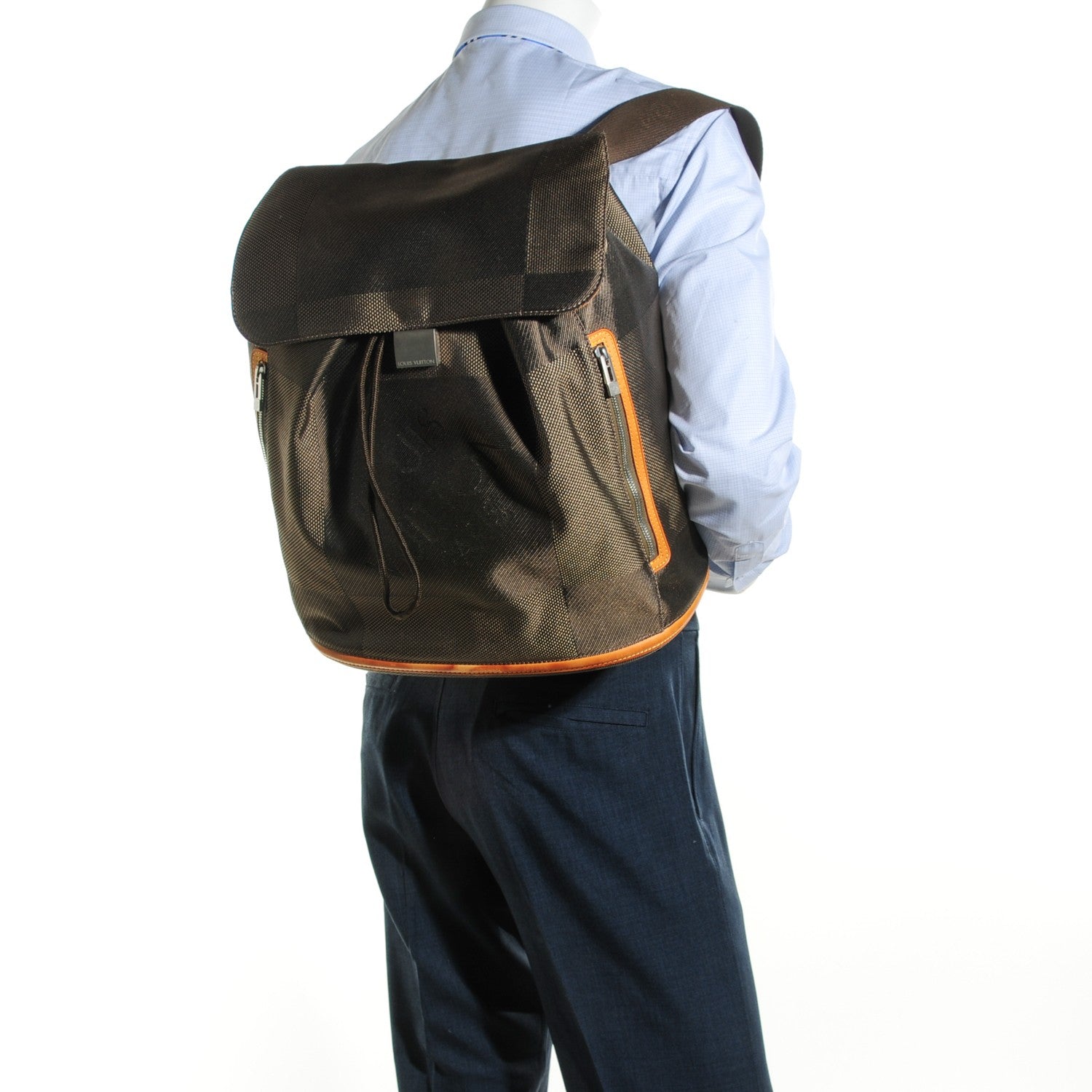 Louis Vuitton Damier Geant Pionnier Backpack Terre 2 of 7