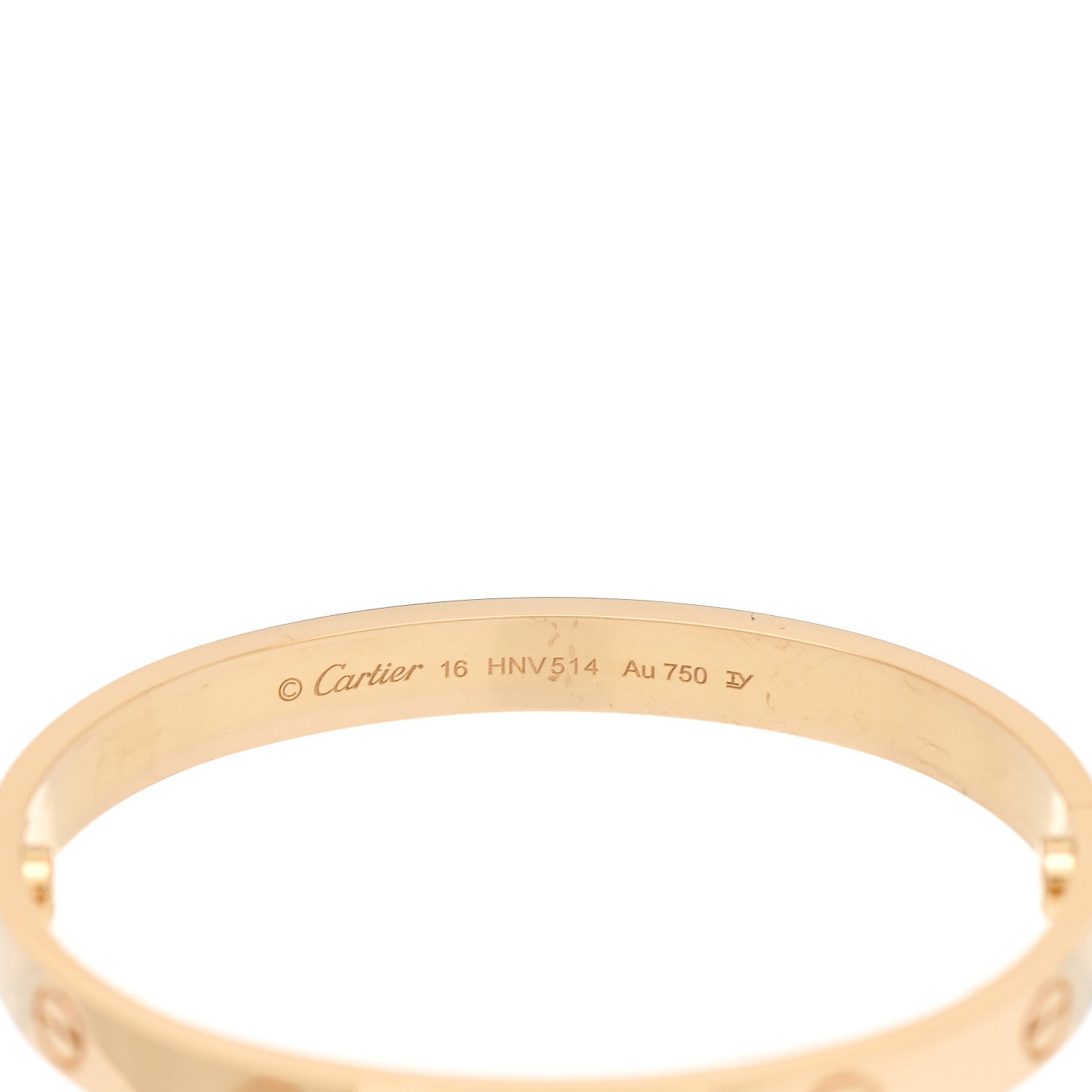 Cartier 18K Yellow Gold LOVE Bracelet 16 4 of 6