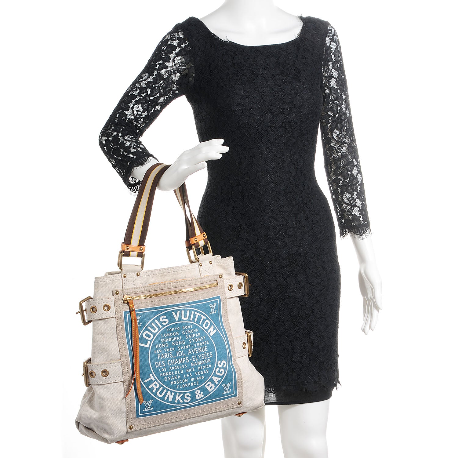 Louis Vuitton Toile Globe Shopper Cabas MM 2 of 7