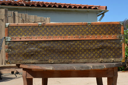 Louis Vuitton Antique Steamer Trunk 12 of 13