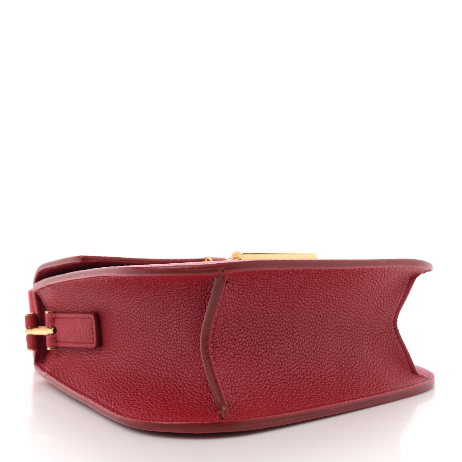 Tom Ford Calfskin Small T Clasp Tara Crossbody Bag Jungle Red 4 of 10