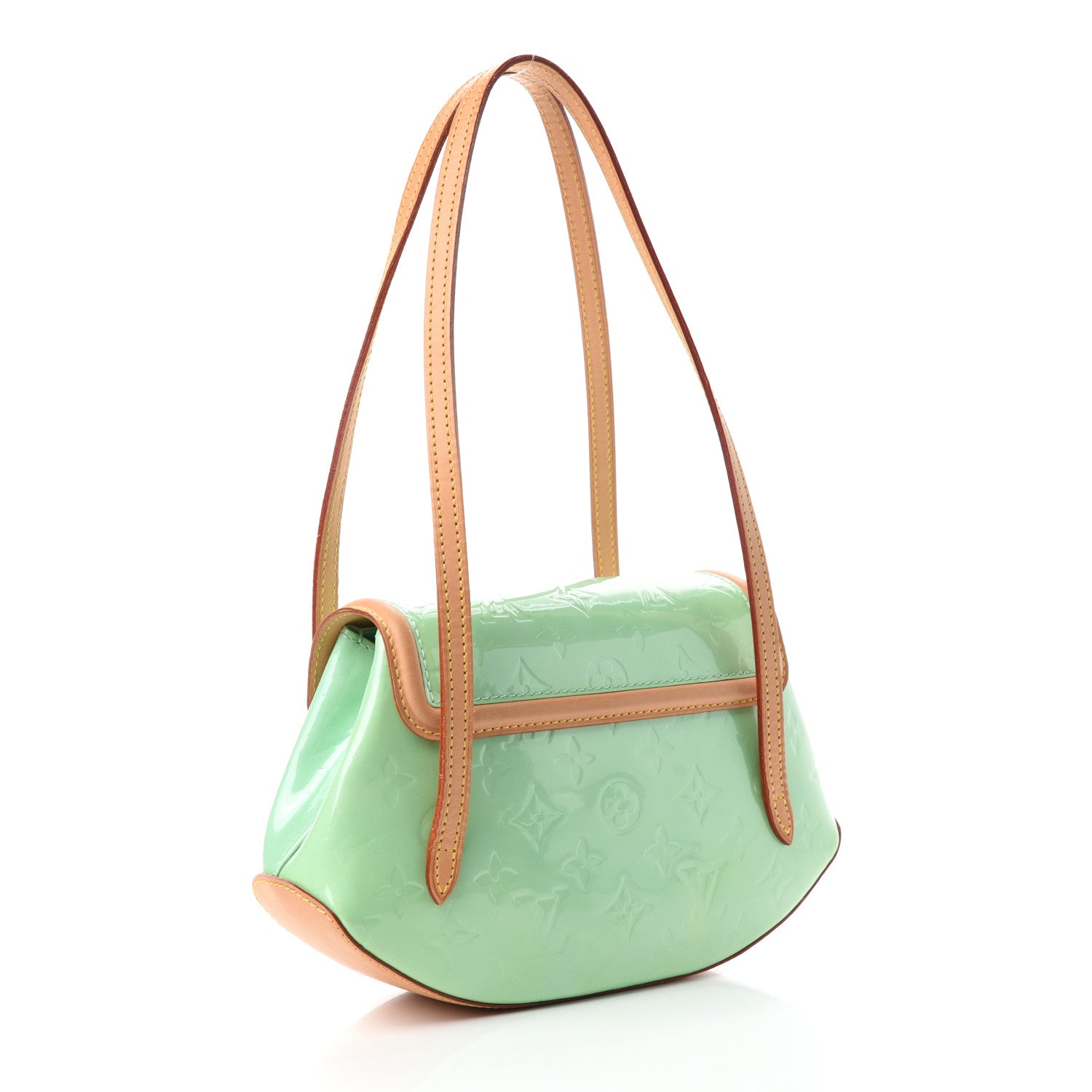 Louis Vuitton Vernis Biscayne Bay PM Peppermint 3 of 12