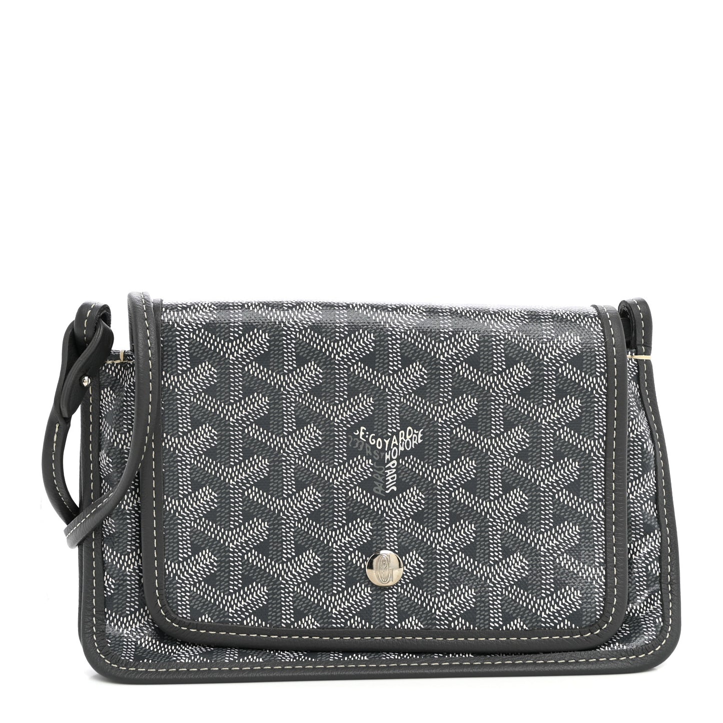 Goyardine Plumet Wallet Clutch Grey