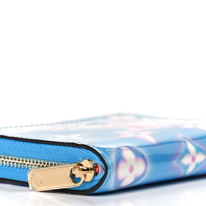 Louis Vuitton Vernis Valentine Zippy Coin Purse Baby Bleu Neon 7 of 9