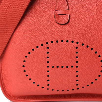 Hermes Taurillon Clemence Evelyne III PM Bougainvillea 12 of 17