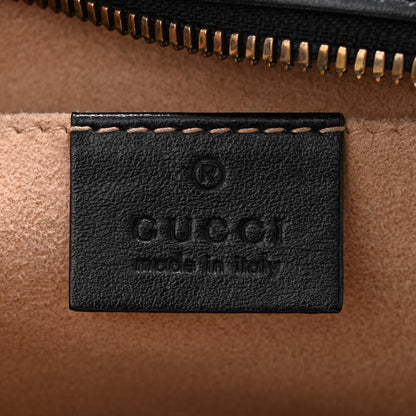 Gucci Calfskin Matelasse Small GG Marmont Chain Shoulder Bag Black 6 of 13