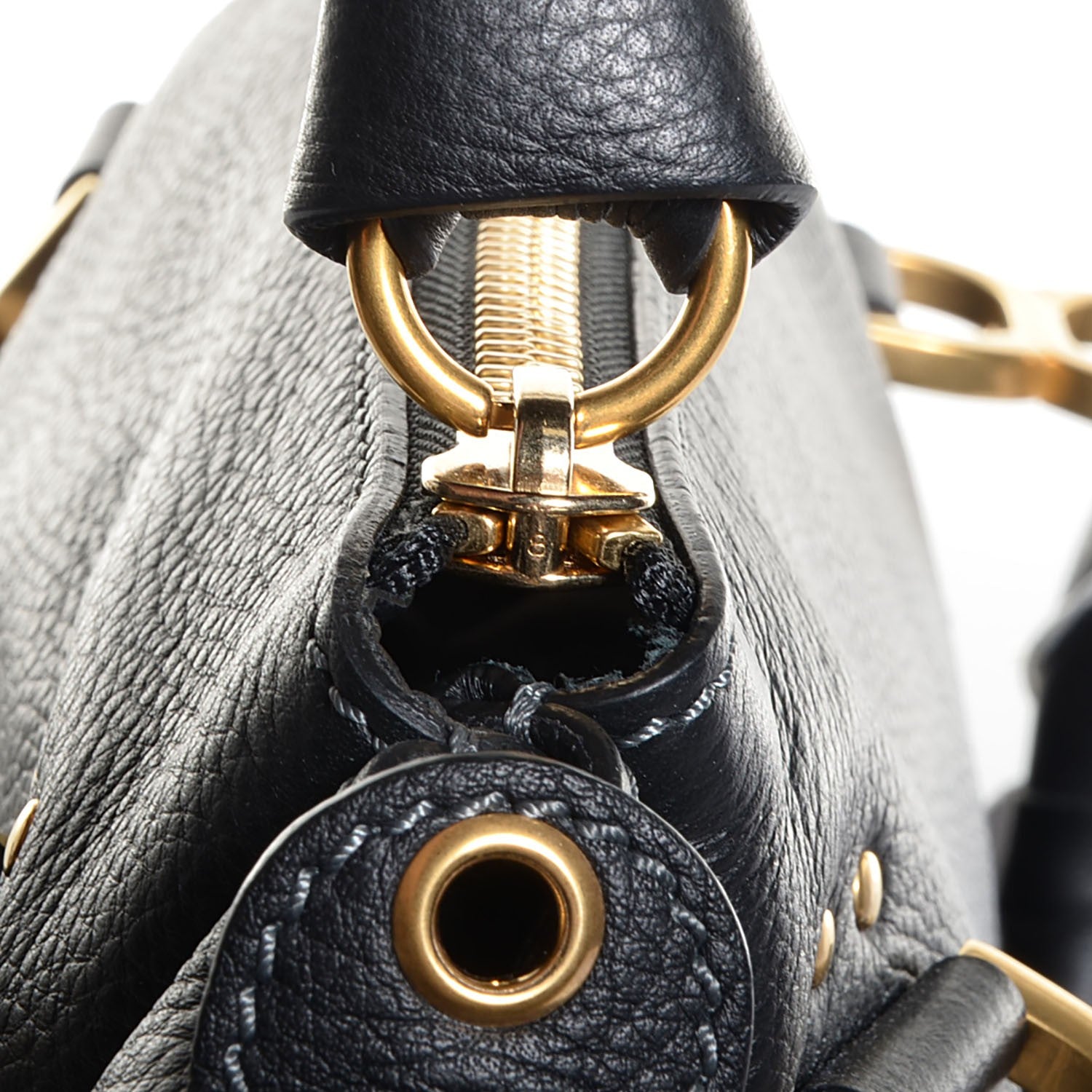 Chloe Calfskin Medium Marcie Satchel Black 9 of 9