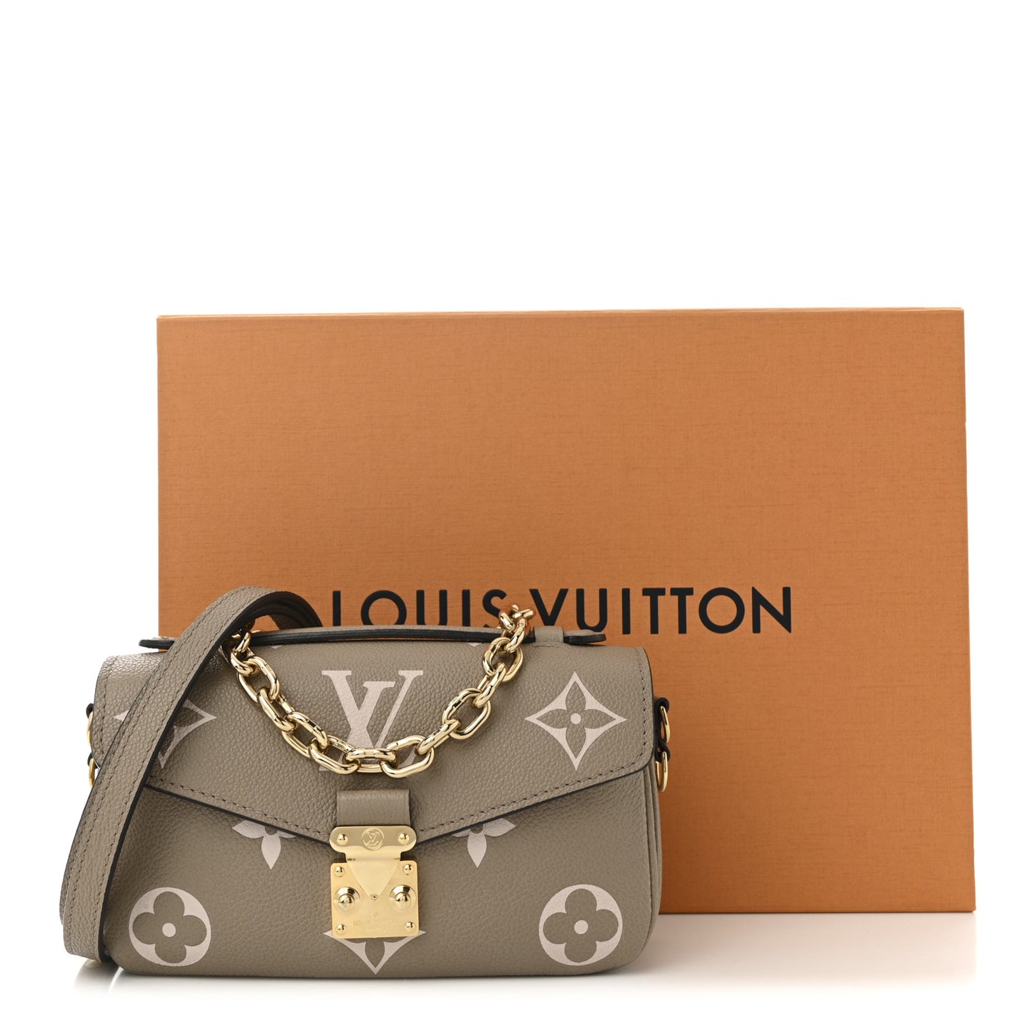 Empreinte Monogram Giant Pochette Metis East West Tourterelle Creme