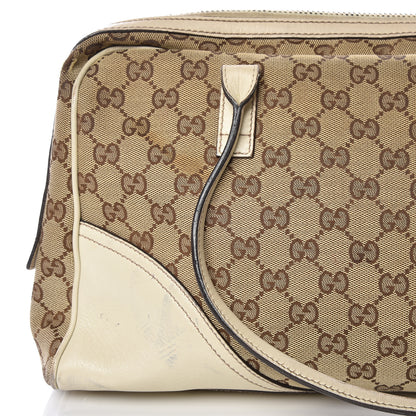 Gucci Monogram Medium New Britt Boston Off White 7 of 10