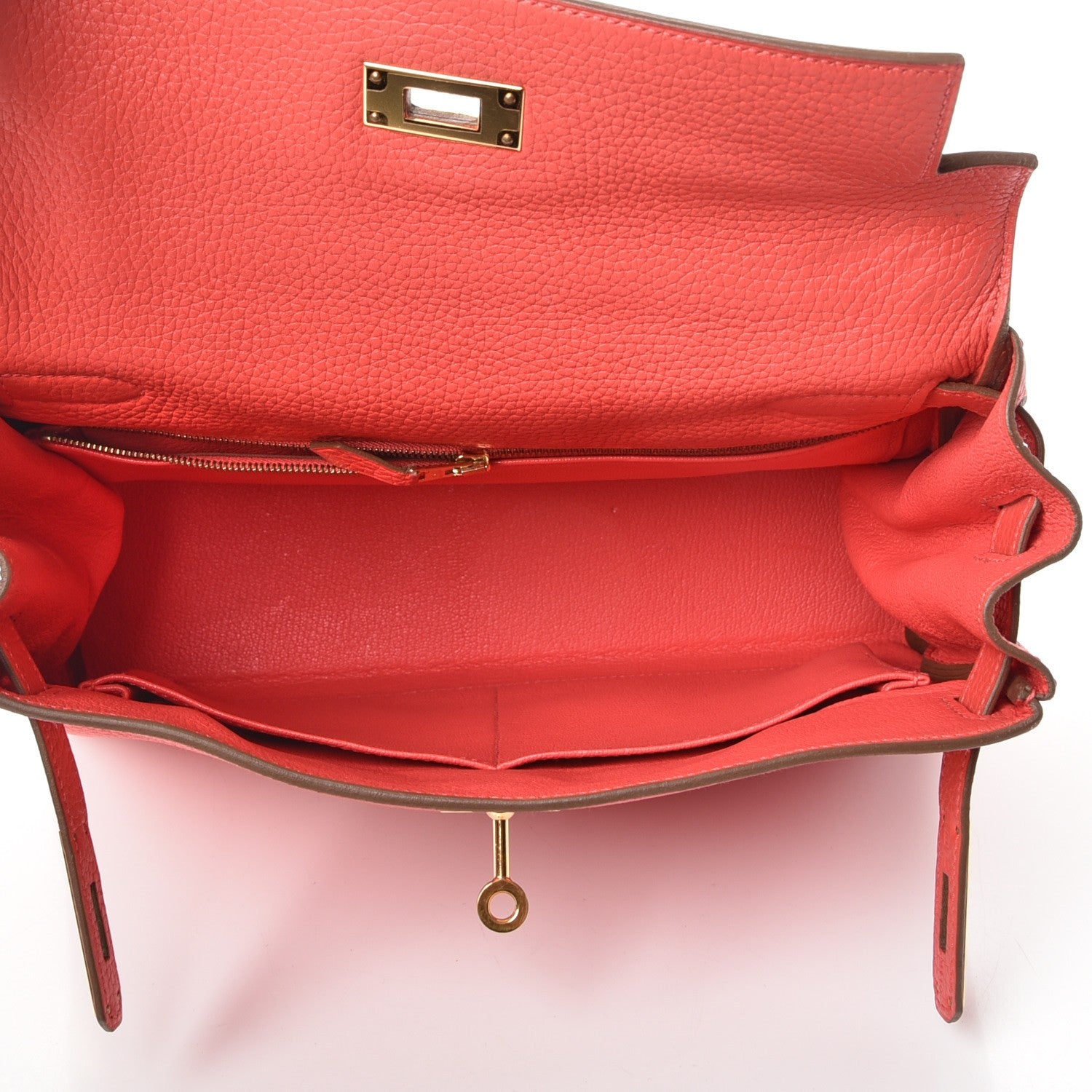 Hermes Taurillon Clemence Kelly Retourne 28 Rose Jaipur 8 of 38