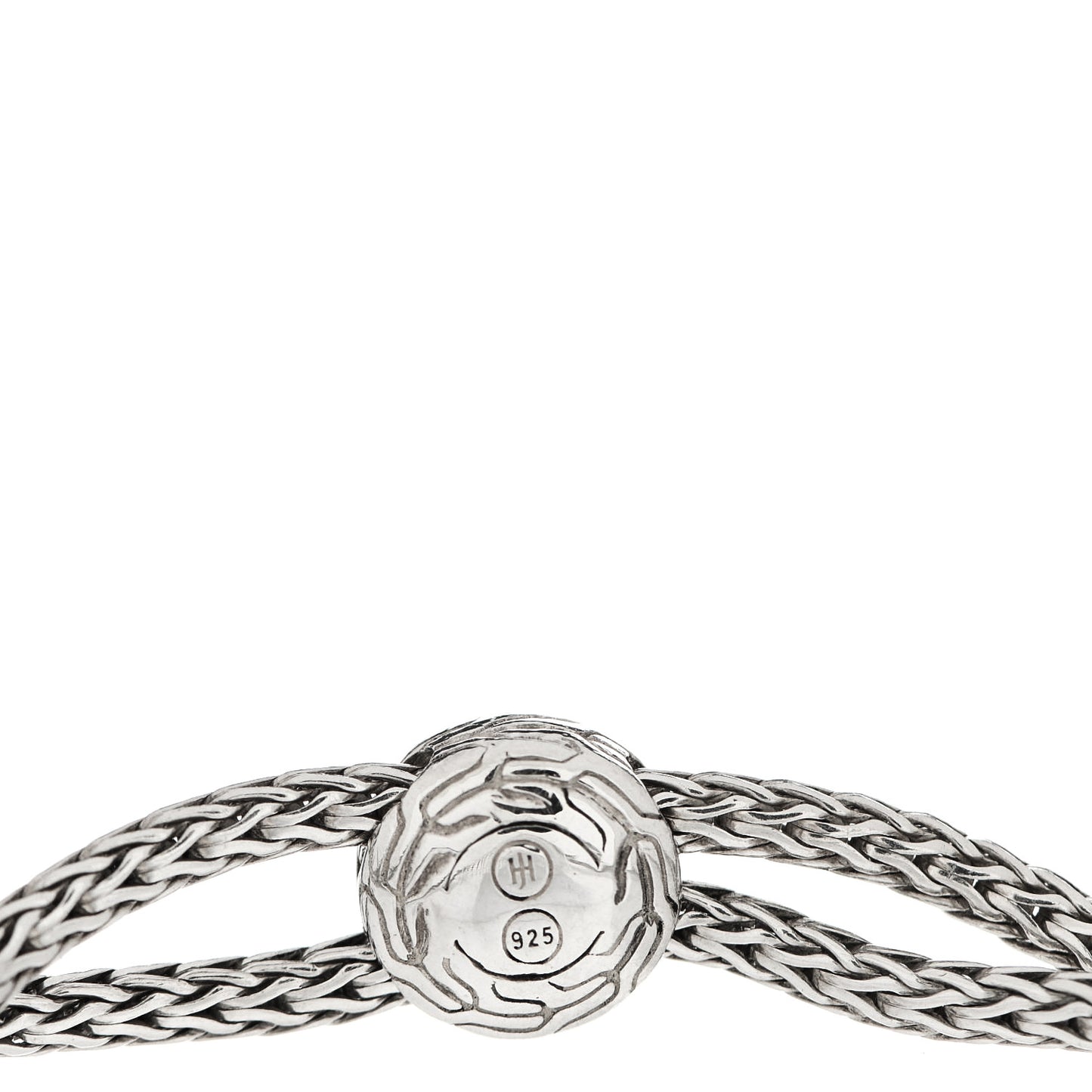 Sterling Silver Diamond Classic Chain Pull Through Bracelet