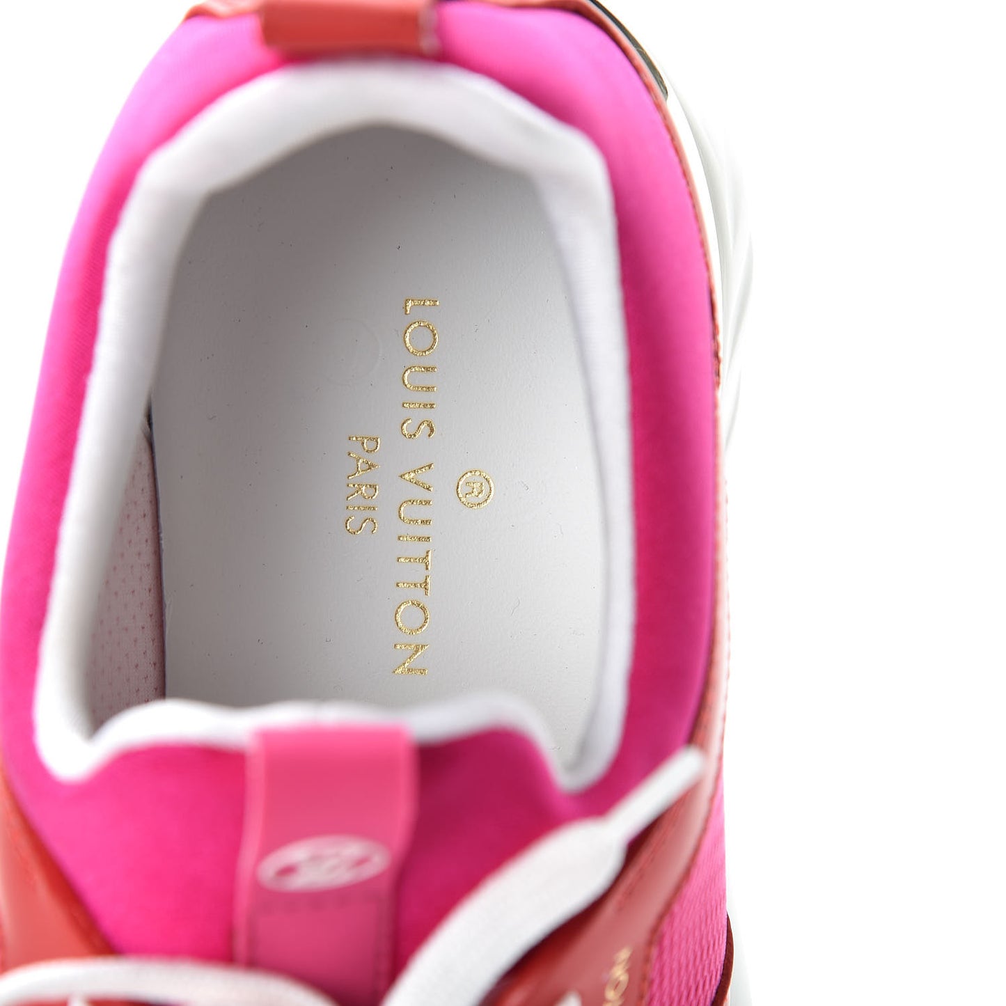 Rubber Technical Fabric Calfskin Aftergame Sneakers 37 Fuchsia