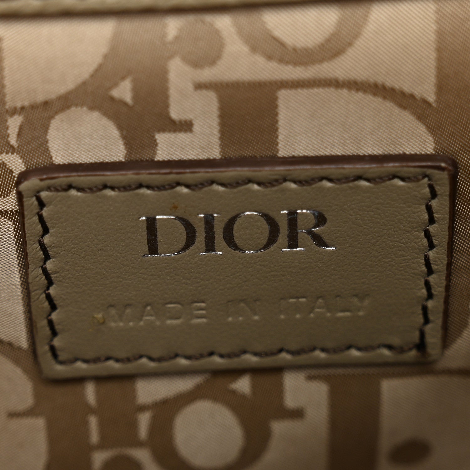 Christian Dior Grained Calfskin Mini Gallop Bag With Strap Beige 6 of 11