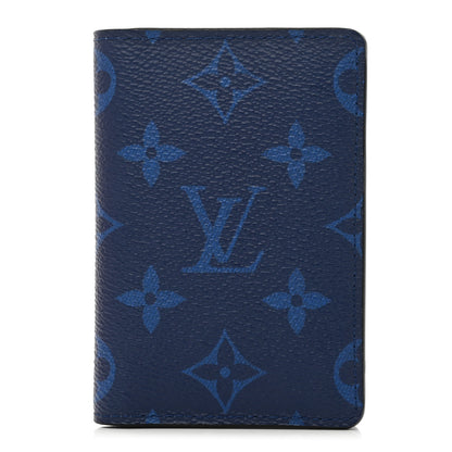 Louis Vuitton Taigarama Pocket Organizer NM Cobalt 1 of 8