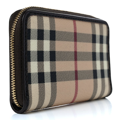 Burberry Nova Check Zippy Compact Wallet Black 3 of 10