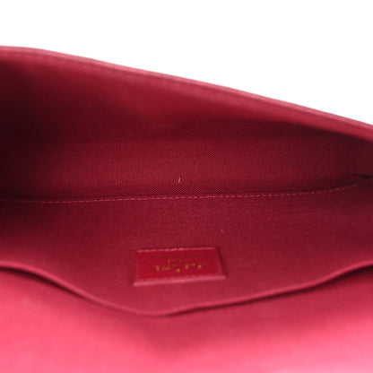 Louis Vuitton Monogram Pochette Felicie Chain Wallet Fuchsia 5 of 9