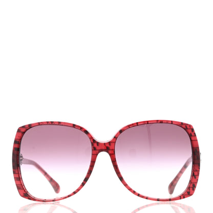 Chanel CC Sunglasses 5216 Red 2 of 7