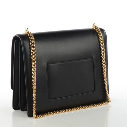 Celine Smooth Calfskin Large Case Chain Flap Black 3 of 8