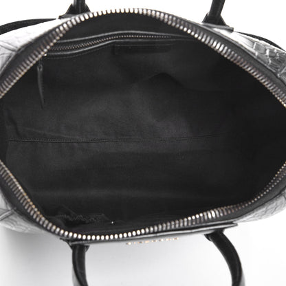 Givenchy Calfskin Crocodile Embossed Medium Antigona Black 5 of 9