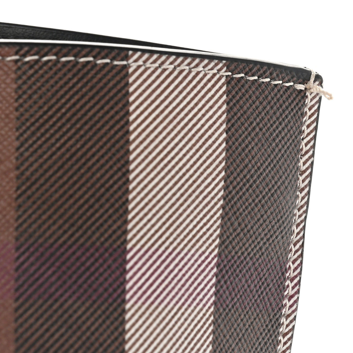 Burberry E-Canvas Check Medium Soft TB Tote Dark Birch Brown 11 of 11