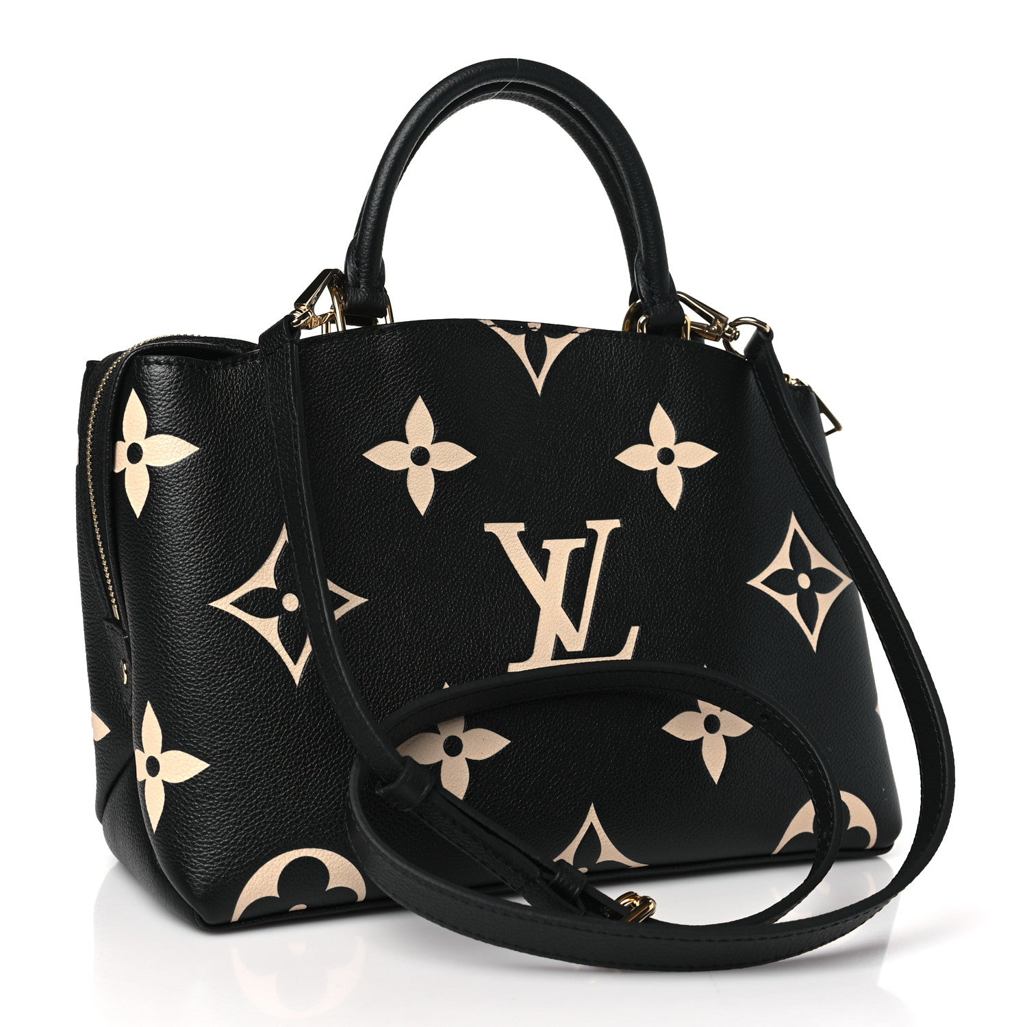 Louis Vuitton Empreinte Monogram Giant Petit Palais Black Beige 3 of 9