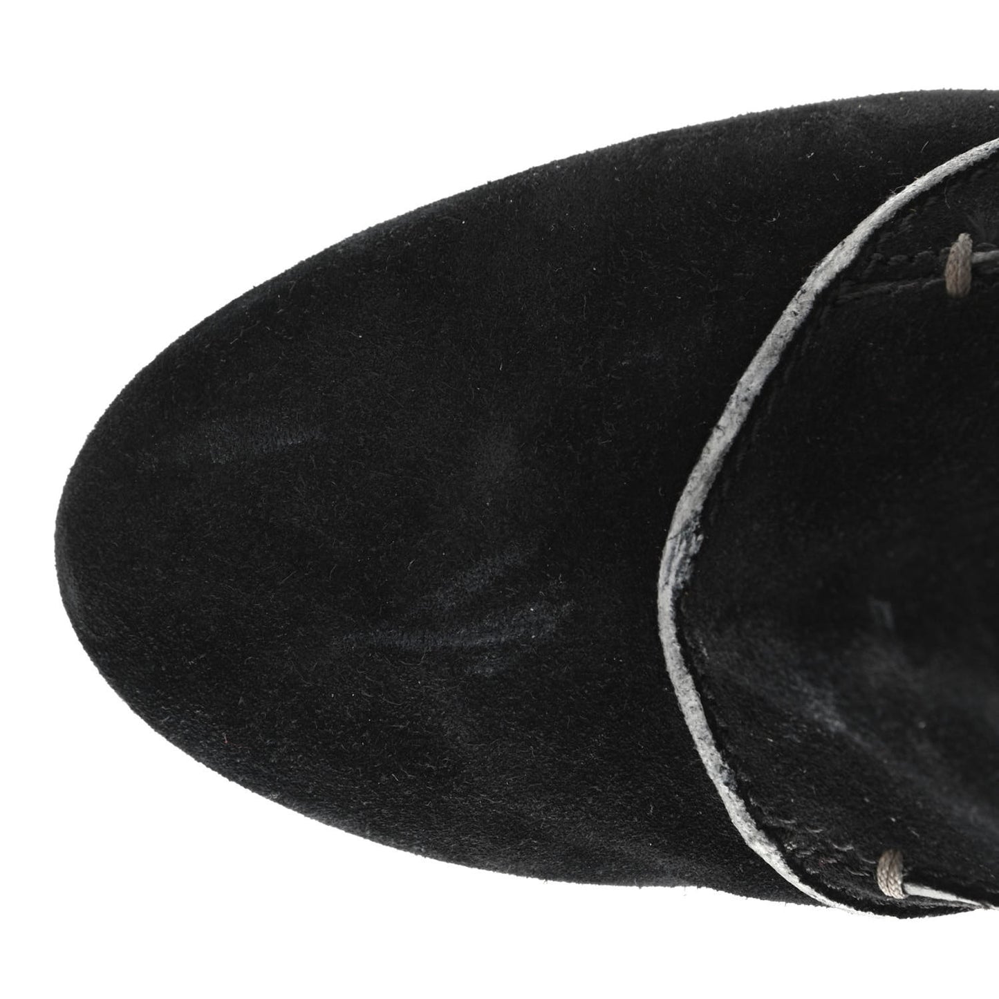 Suede Ankle Boots 36 Black Multicolor