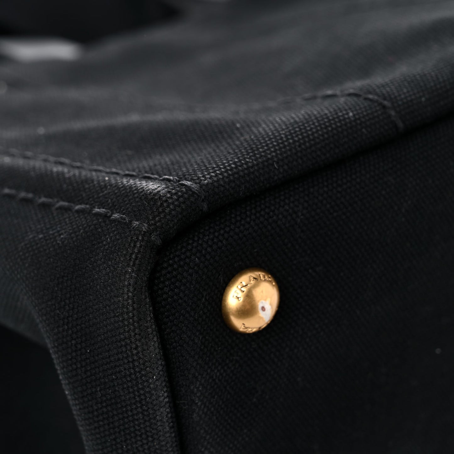 Canapa Small Logo Tote Black