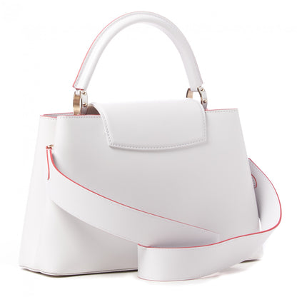 Louis Vuitton Lambskin Artycapucines MM Beatriz Milhazes Multicolor White 2 of 9