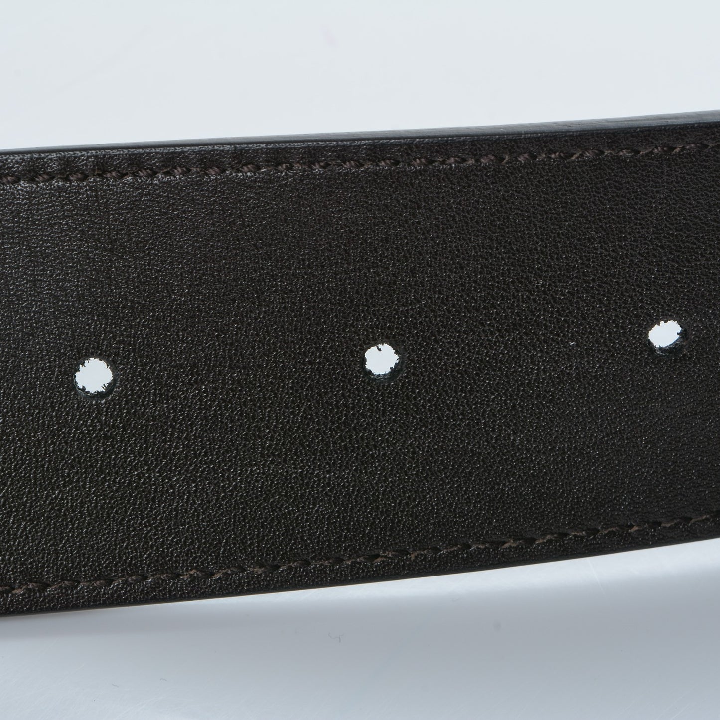 Moon Calfskin Double G 40mm Belt 100 40 Dark Cocoa