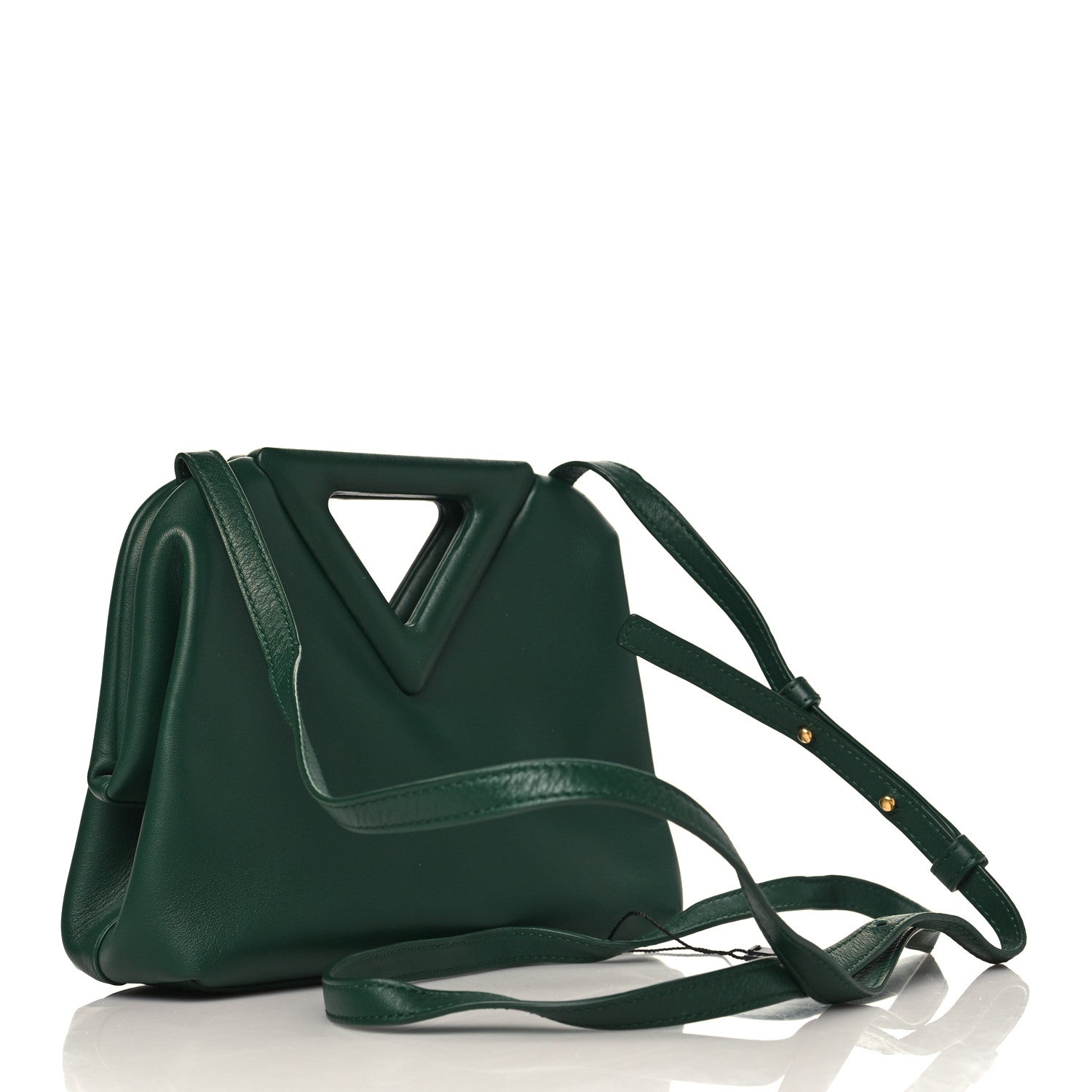 Bottega Veneta Calfskin Small The Point Triangle Bag Raintree 3 of 8