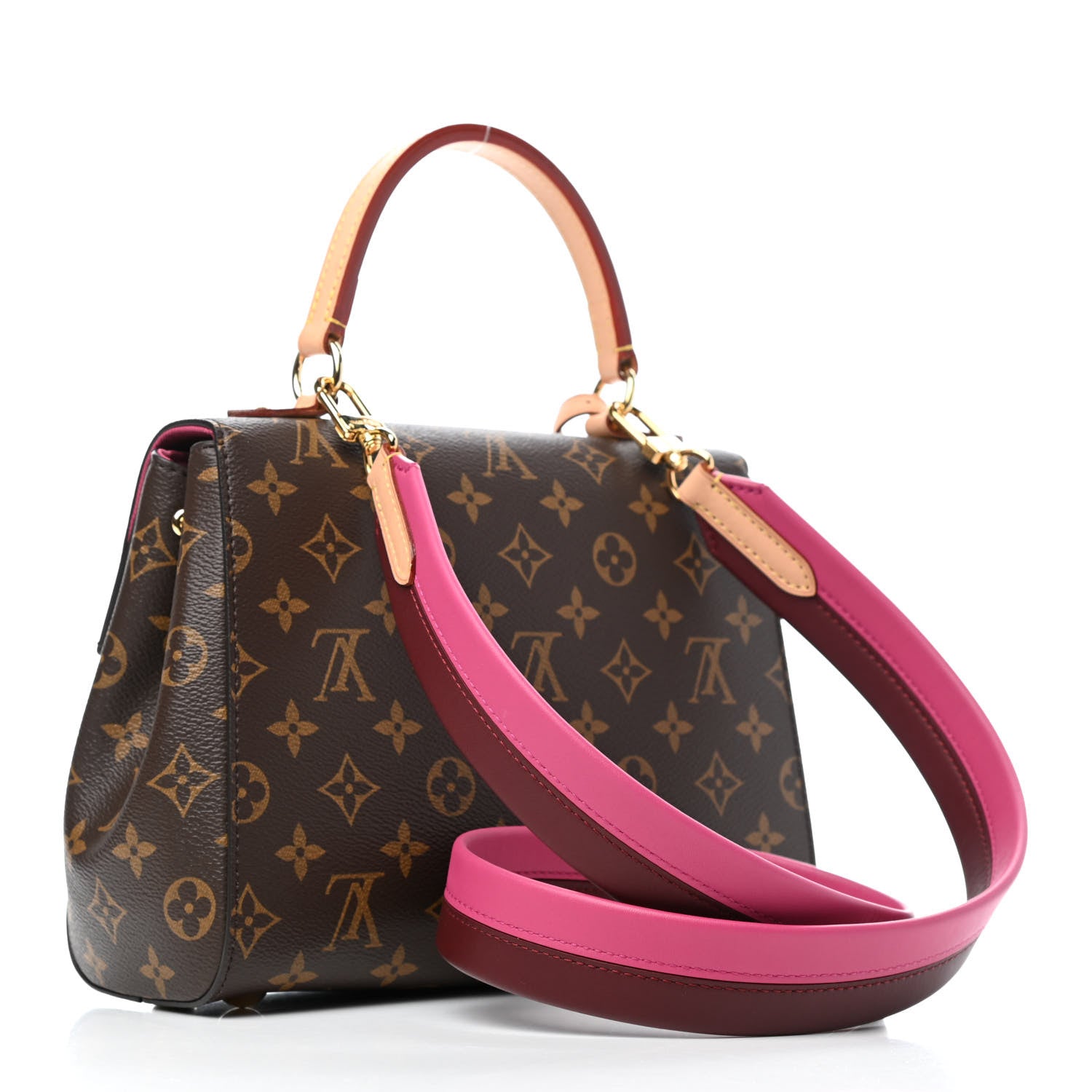Louis Vuitton Monogram Cluny BB Bordeaux Fuchsia 2 of 4
