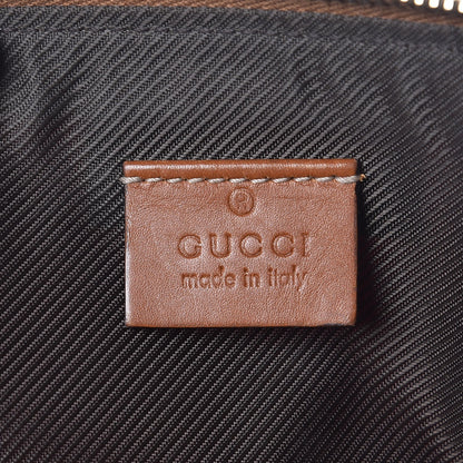 Gucci Nylon Monogram Zip Top Pouch Red 6 of 11