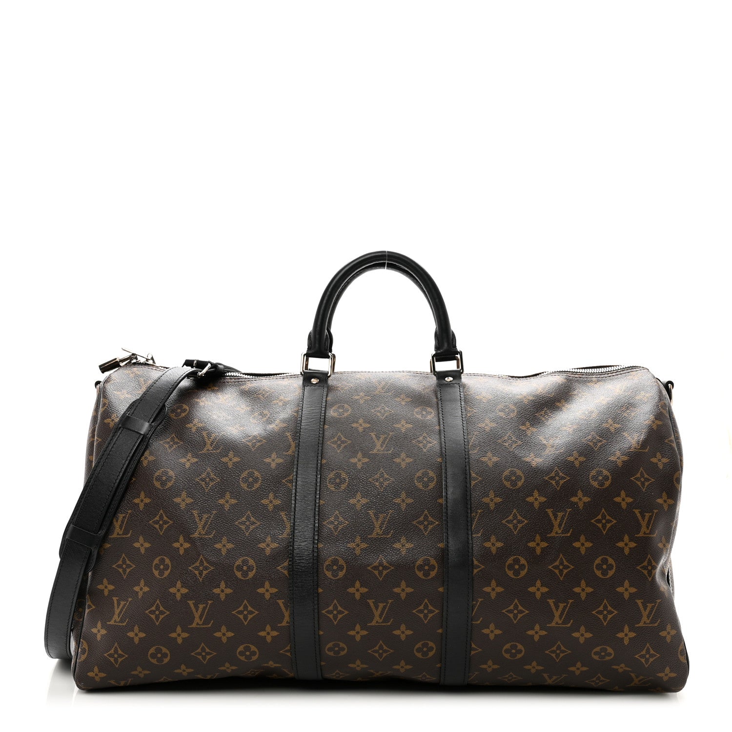 Louis Vuitton Monogram Macassar Keepall Bandouliere 55 1 of 11