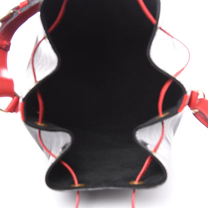 Louis Vuitton Epi Bi-Color Noe Castillan Red Black 5 of 9