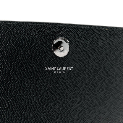 Saint Laurent Grain De Poudre Medium Classic Monogram Monochrome Kate Satchel Black 7 of 11