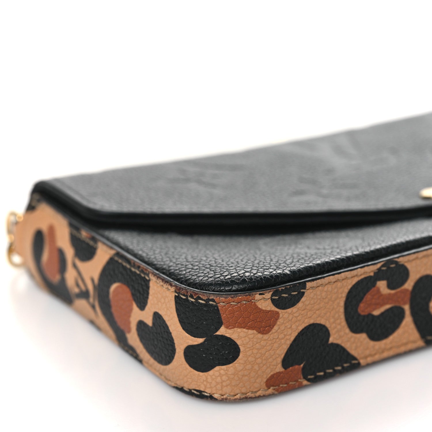 Louis Vuitton Empreinte Monogram Giant Wild At Heart Felicie Pochette Black 8 of 10