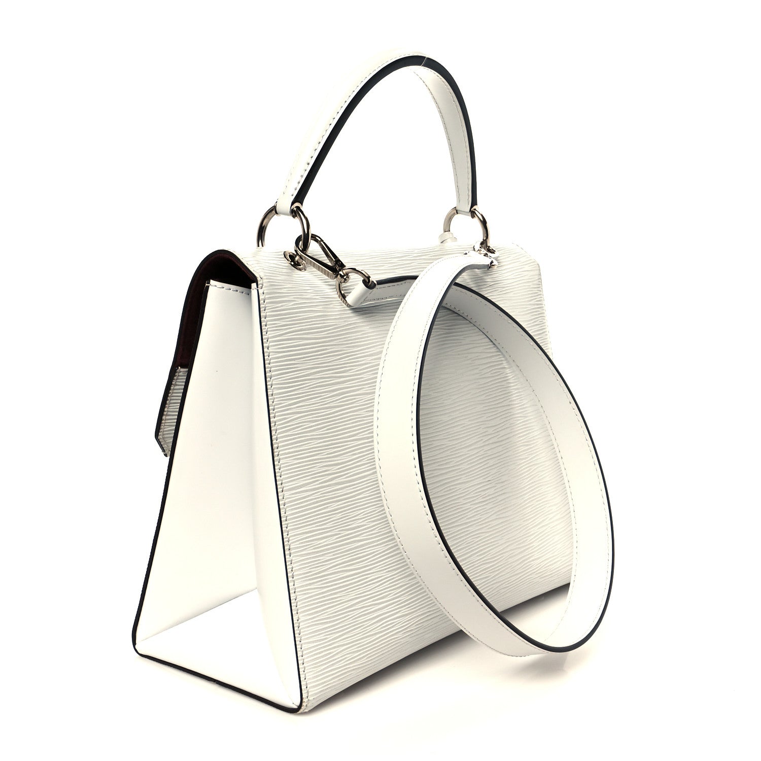 Louis Vuitton Epi Grenelle MM White 3 of 11