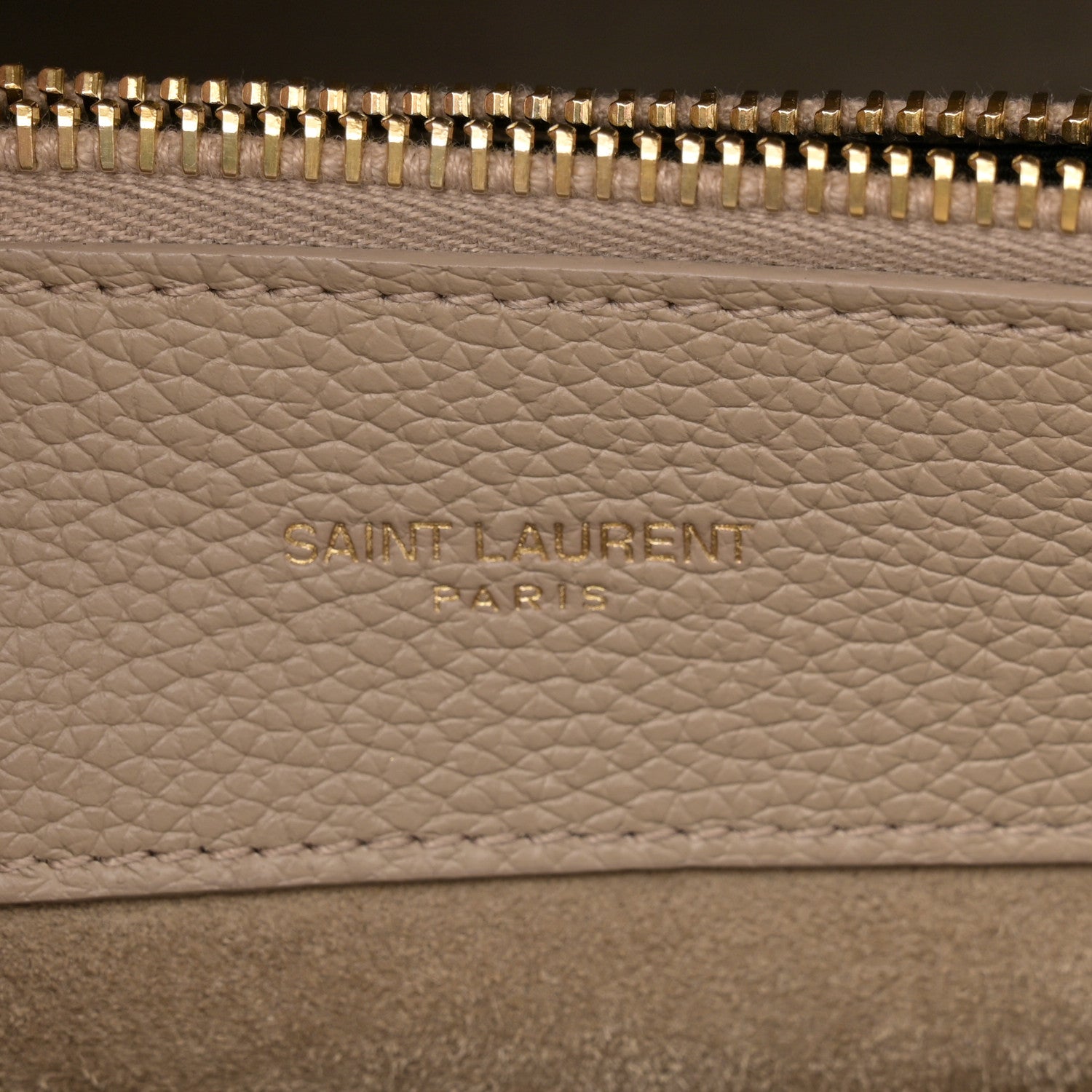Saint Laurent Grained Calfskin Baby Sac De Jour Souple Sea Salt 7 of 12