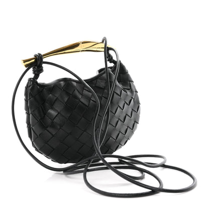 Bottega Veneta Nappa Intrecciato Mini Sardine Bag Black 3 of 9