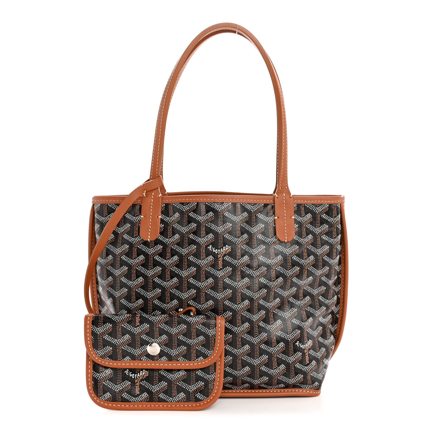 Goyard Goyardine Reversible Mini Anjou Black Gold 6 of 35