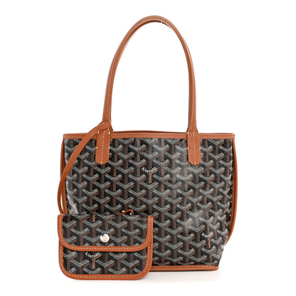 Goyard Goyardine Reversible Mini Anjou Black Gold 6 of 35