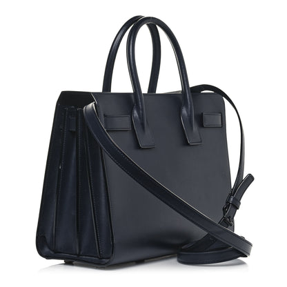 Saint Laurent Calfskin Baby Sac De Jour Navy 3 of 14