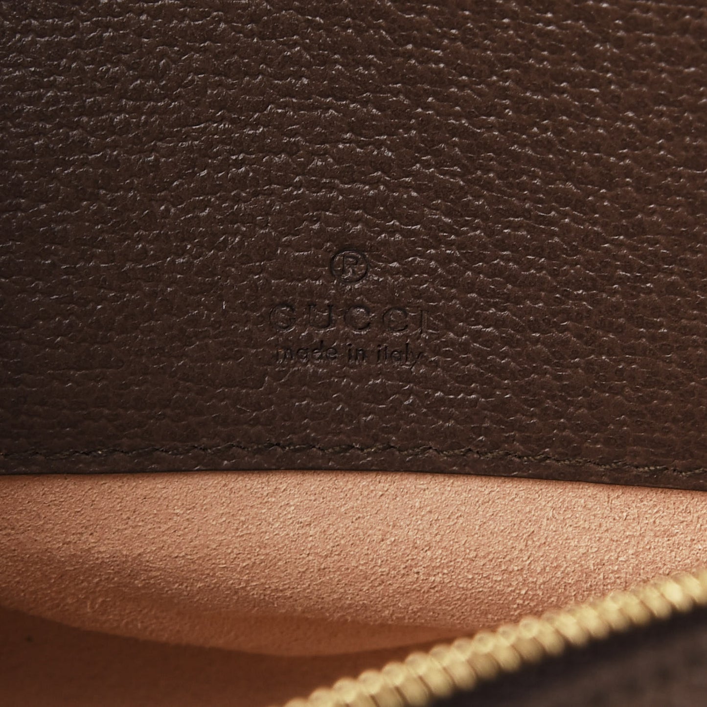 GG Supreme Monogram Web Mini Ophidia Round Backpack Brown