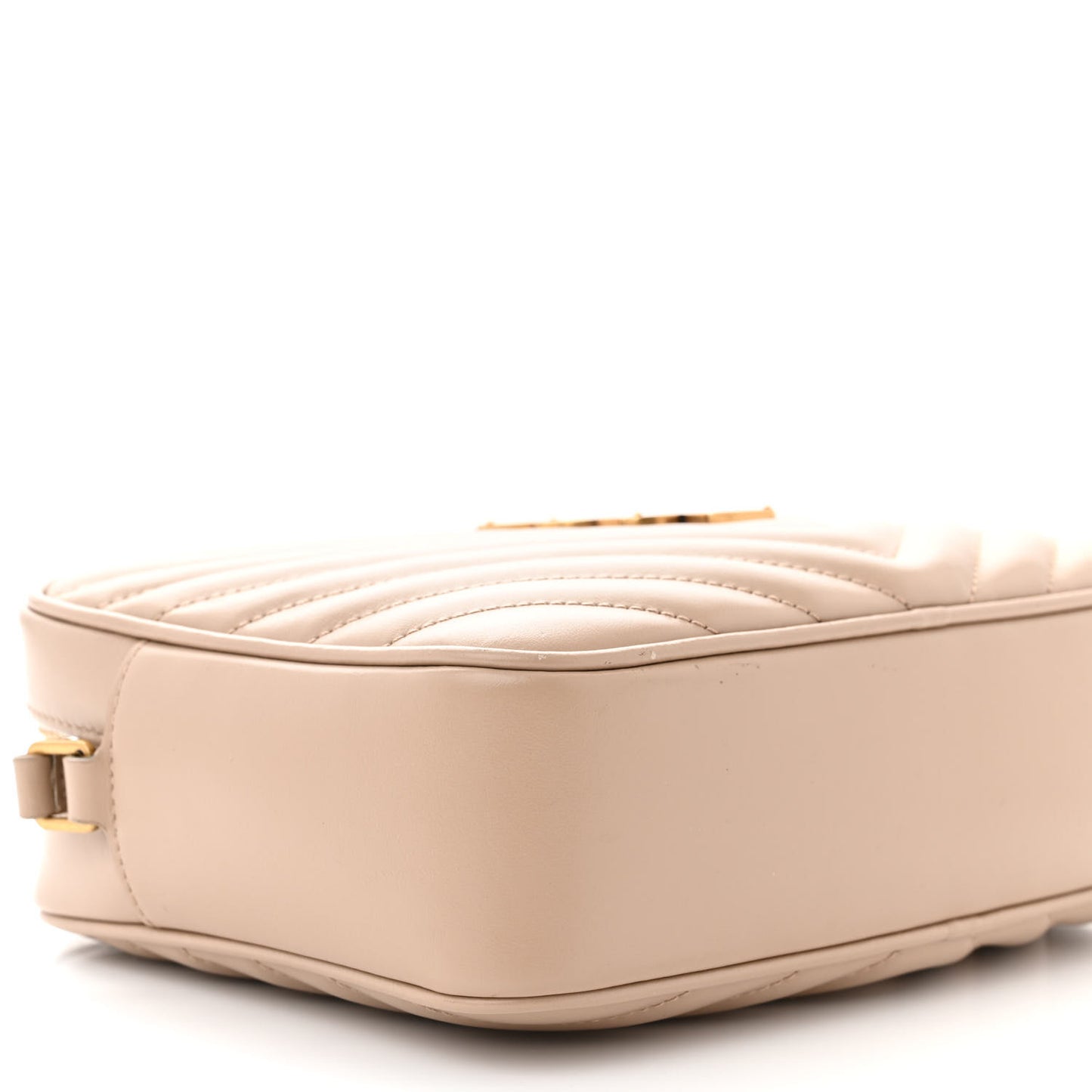 Calfskin Matelasse Monogram Lou Camera Bag Dark Beige