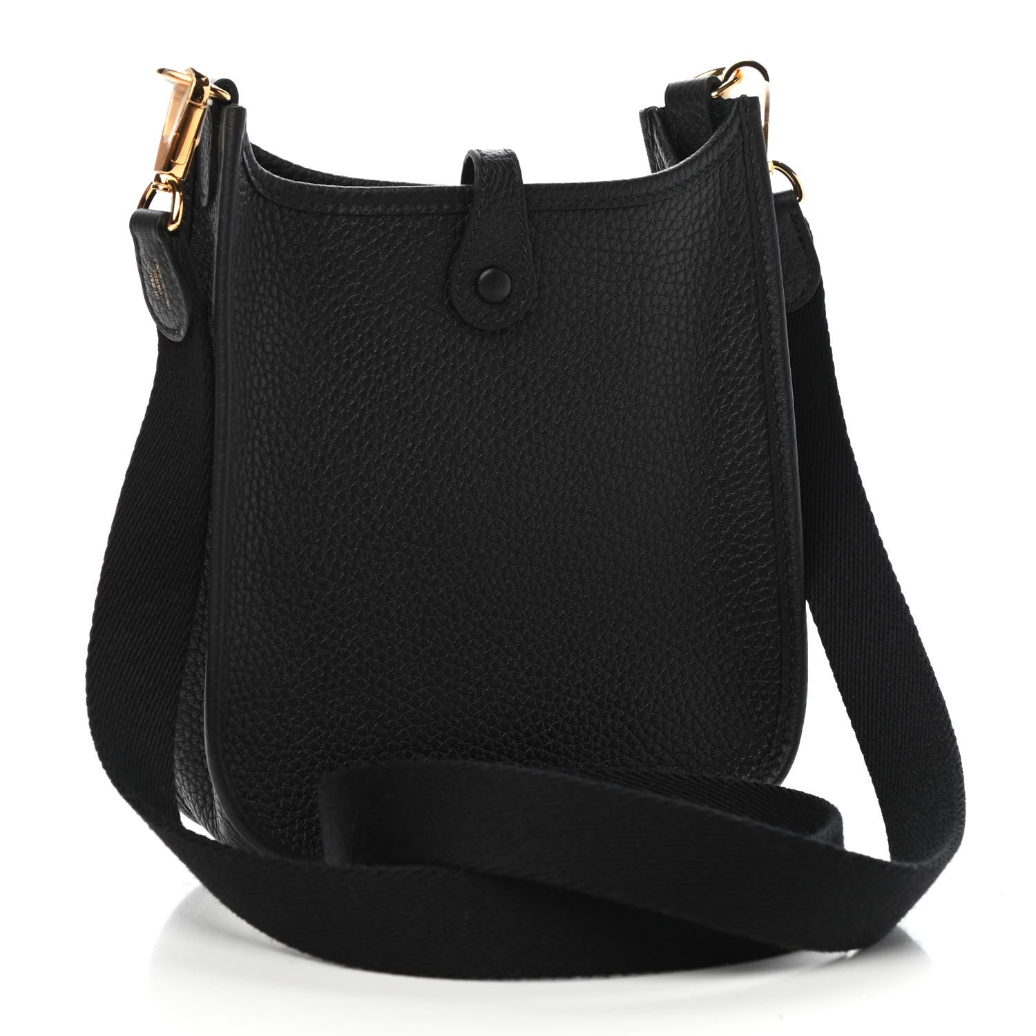 Hermes Taurillon Clemence Evelyne TPM Black 3 of 11