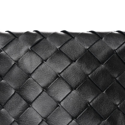 Bottega Veneta Calfskin Nappa Intrecciato Candy Wallace Black 8 of 10