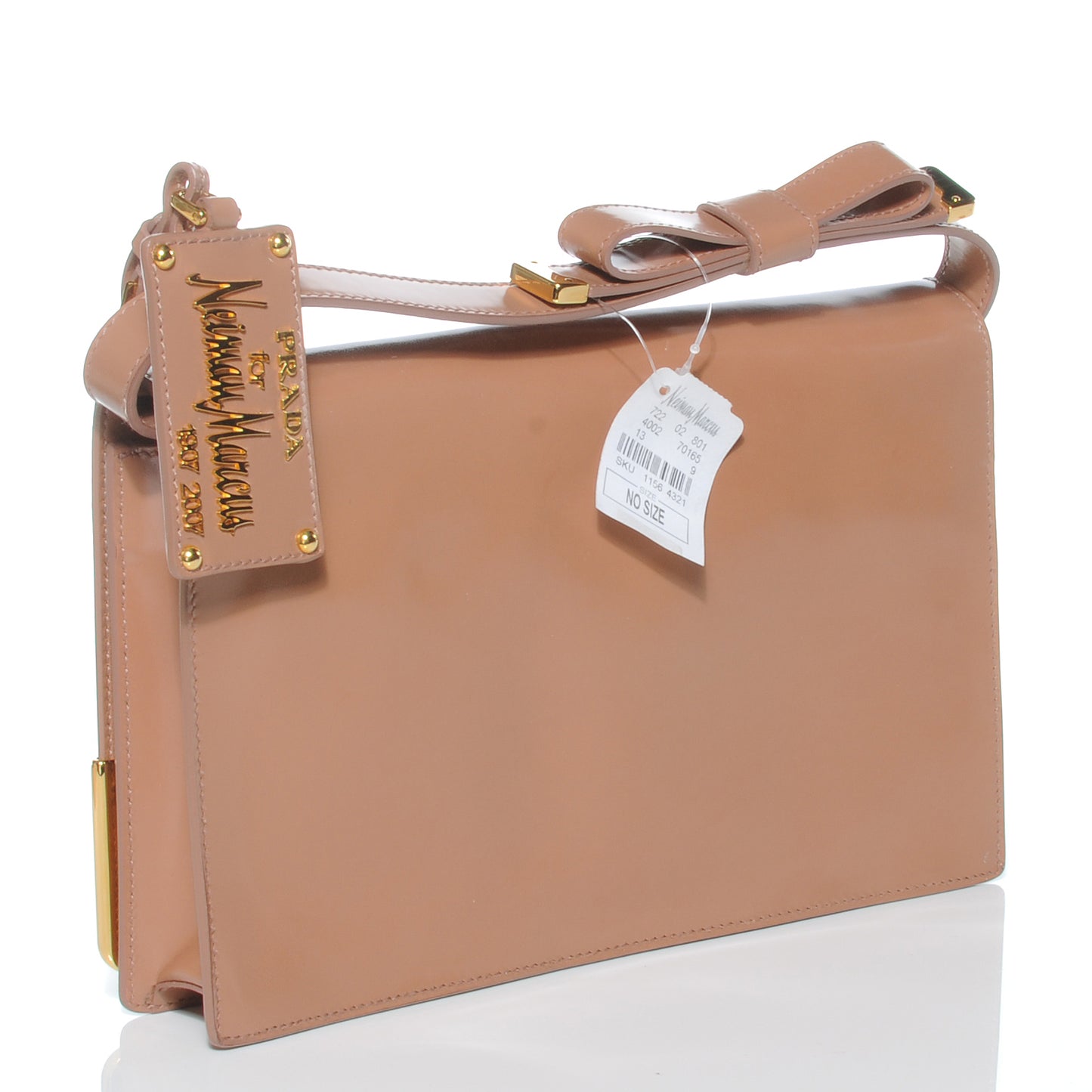 Spazzolato Leather NM Pochette Nudo