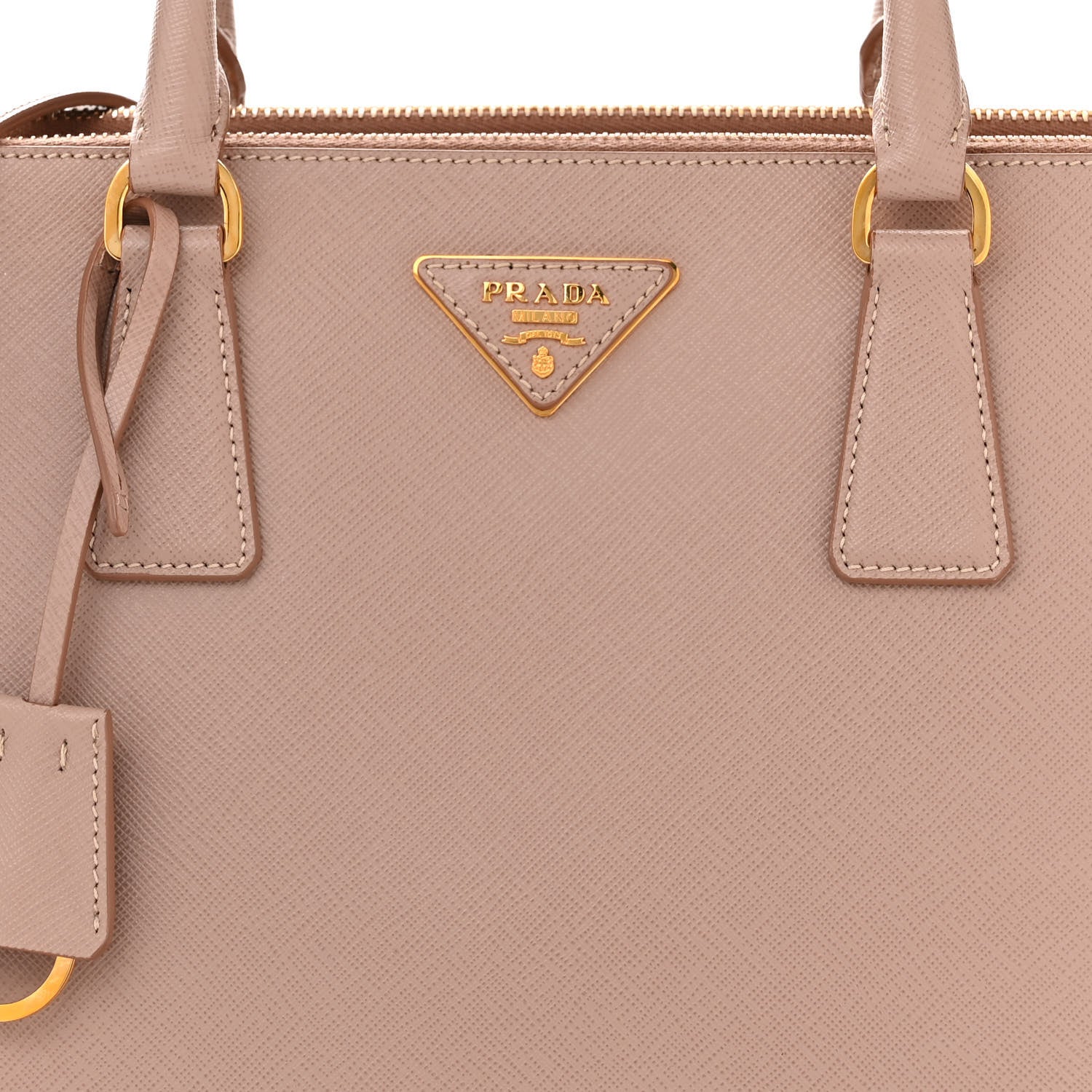 Prada Saffiano Large Galleria Double Zip Tote Cammeo 8 of 12