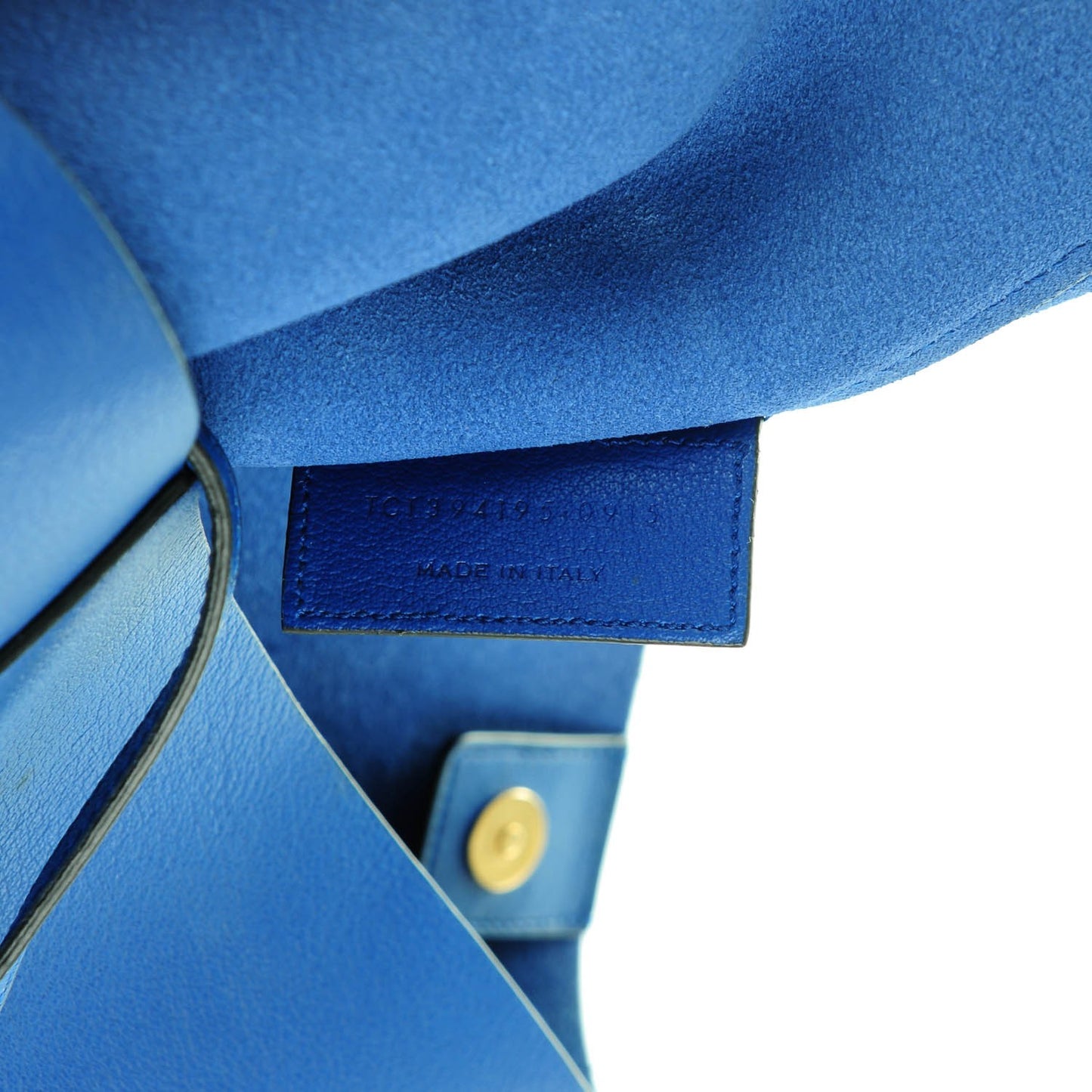 Calfskin Large Shopping Tote Ultramarine